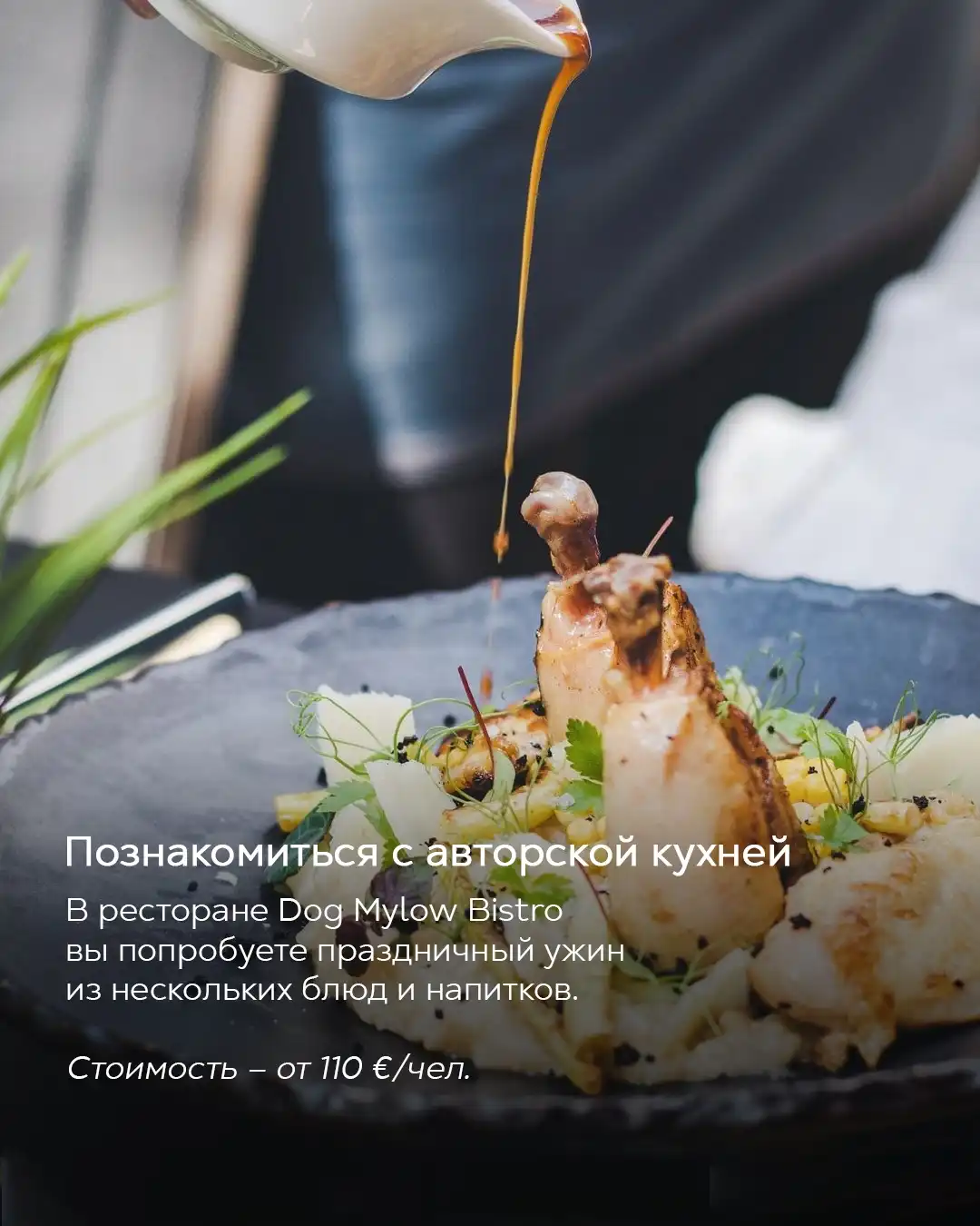 Авторская кухня в ресторане Будапешта